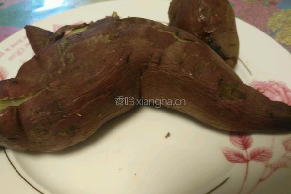 炸地瓜丸子的做法图解1