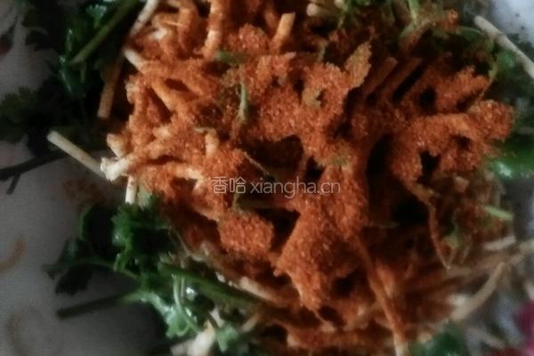 折耳根拌香菜的做法图解4