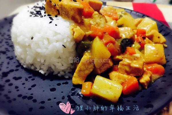 咖喱鸡肉饭的做法图解8