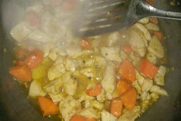 咖喱鸡肉饭的做法图解5