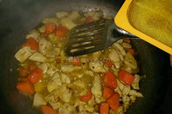 咖喱鸡肉饭的做法图解7