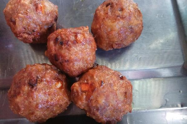 五彩羊肉丸的做法图解5