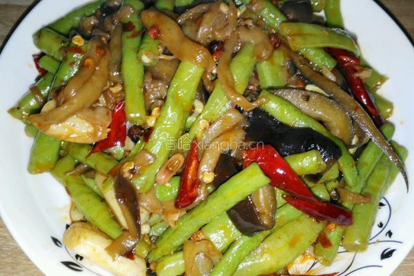 豆角茄子的做法图解8