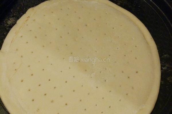 电饼铛香肠虾仁披萨的做法图解3