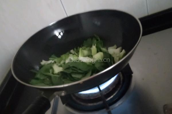 蚝油炒青菜的做法图解5