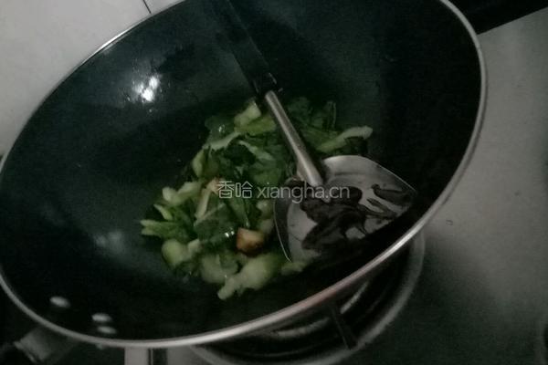 蚝油炒青菜的做法图解6