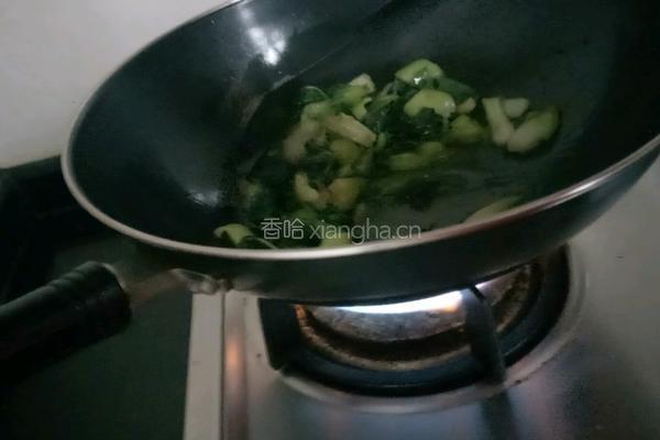 蚝油炒青菜的做法图解7