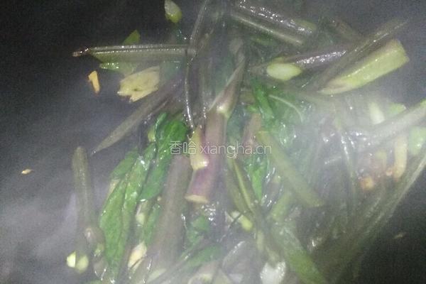耗油紫菜心的做法图解3