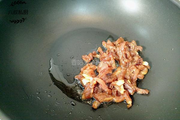 八叔 豆芽炒肉的做法图解3