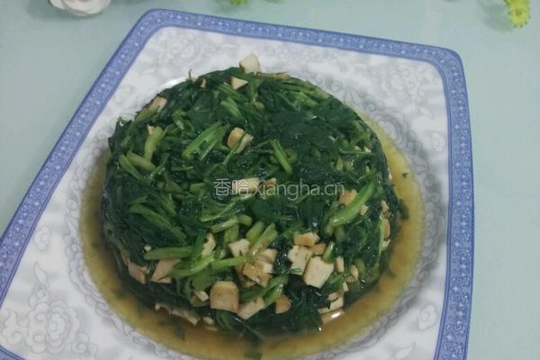 豆腐干拌马兰头的做法图解8