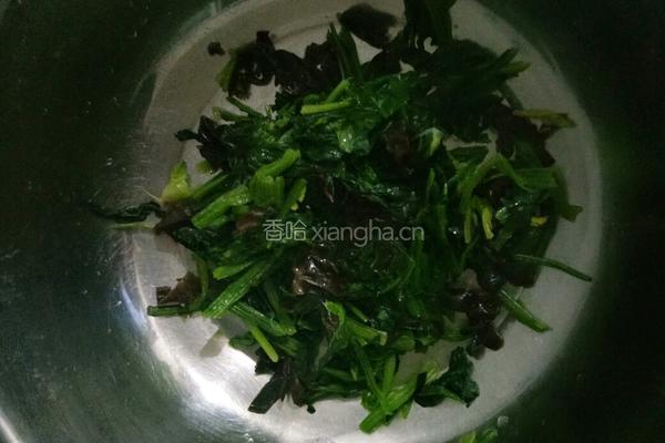 菠菜拌粉丝的做法图解6