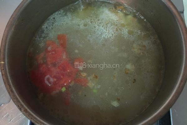 大虾杂蔬疙瘩汤的做法图解8