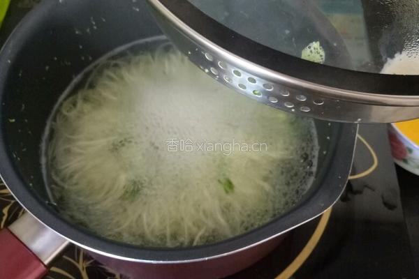 宝宝辅食芝麻酱拌面的做法图解3