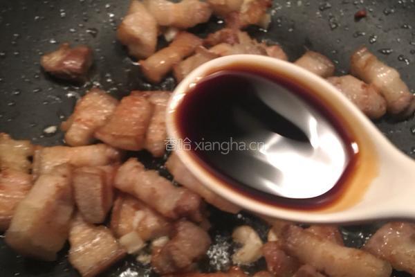 五花肉炒菜花的做法图解5