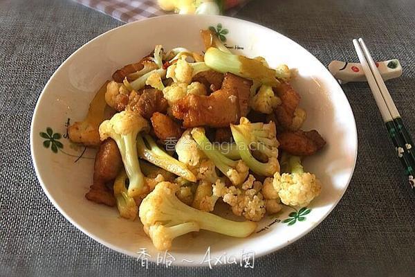 五花肉炒菜花的做法图解11