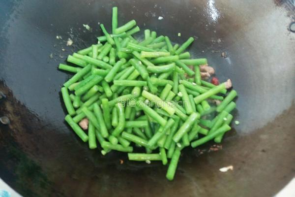 肉炒豇豆的做法图解7