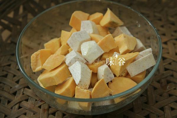 番薯芋头糖水的做法图解2
