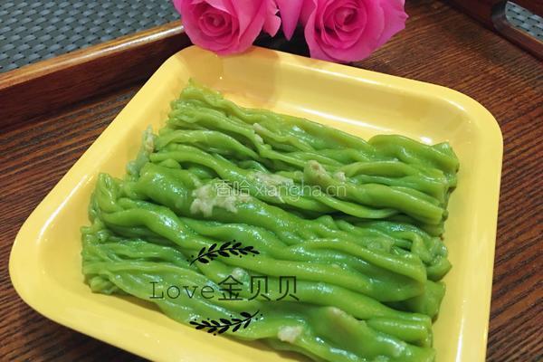 自制菠菜肠粉
