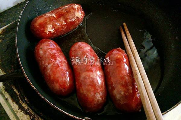 自制黑胡椒风味脆皮肠烤肠的做法图解22