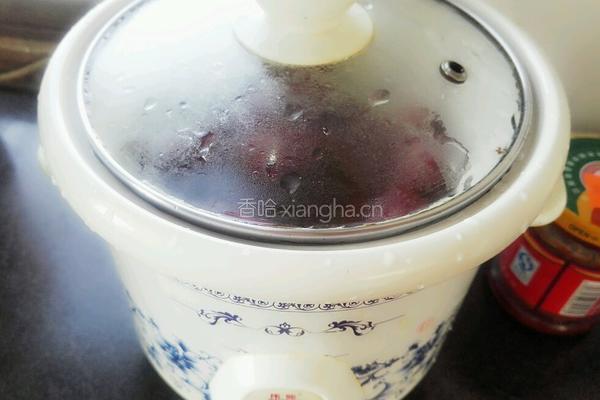 红米红豆粥的做法图解4