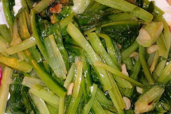 蒜蓉油麦菜的做法图解6