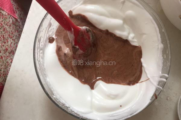 巧克力戚风蛋糕8寸的做法图解10