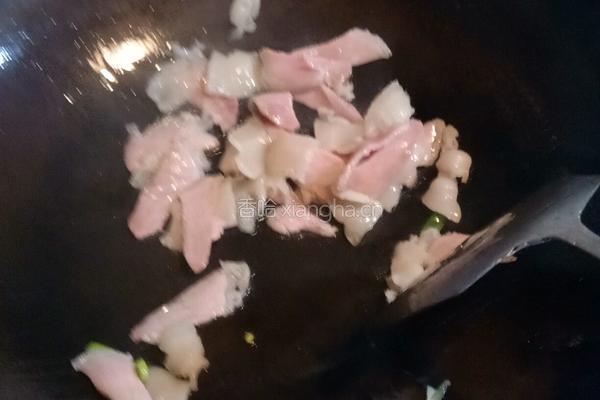 腊肉煮豆丝的做法图解5