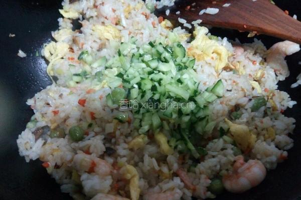 什锦炒饭的做法图解15
