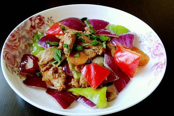 里脊肉片炒时蔬的做法图解8