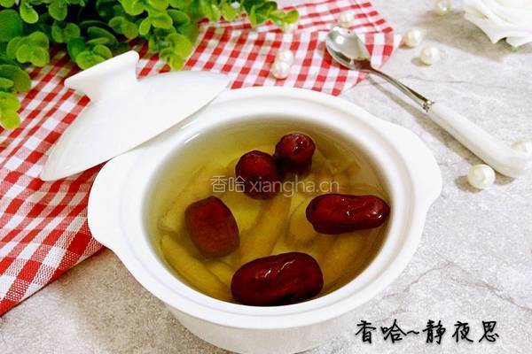 黄芪党参红枣茶的做法图解1