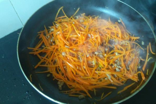 肉末胡萝卜丝的做法图解7
