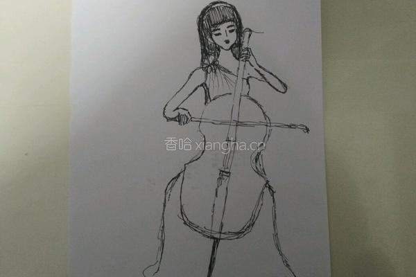 凉拌芹菜叶之大提琴女孩的做法图解6