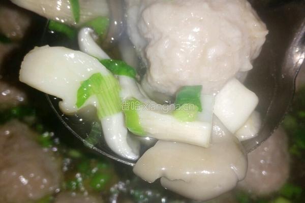 平菇丸子头的做法图解8