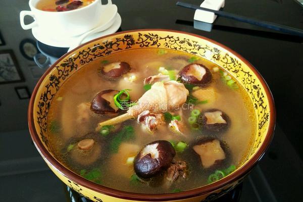 香菇炖鸡汤的做法图解8
