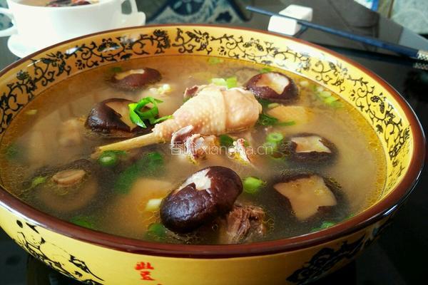 香菇炖鸡汤的做法图解9