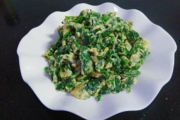 荠菜炒蛋的做法图解15