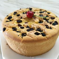 蓝莓芝麻戚风蛋糕的做法[图]