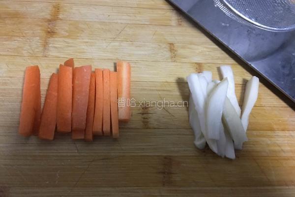 培根蔬菜卷的做法图解2