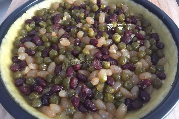 蜜豆乳酪派的做法图解13