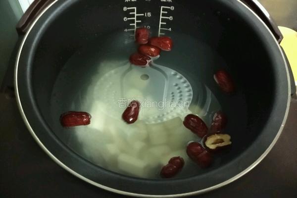 山药红枣大米粥的做法图解4