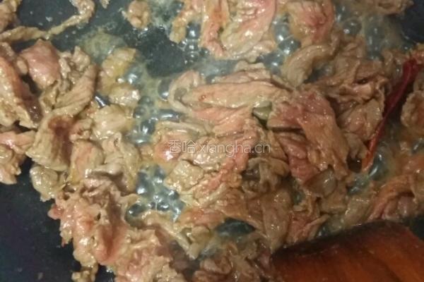 炒烤榨菜牛肉的做法图解4