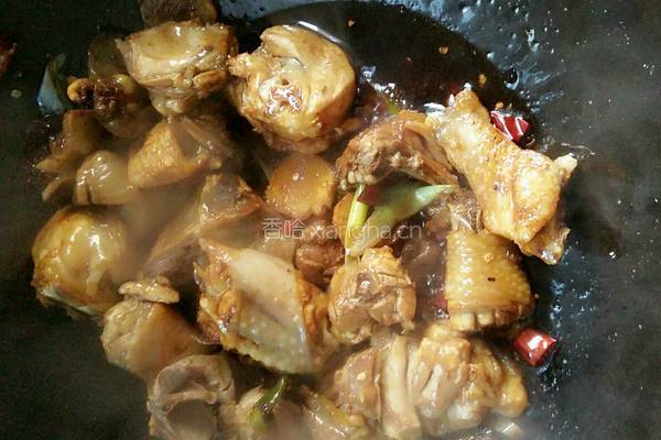 香菇炖鸡的做法图解7