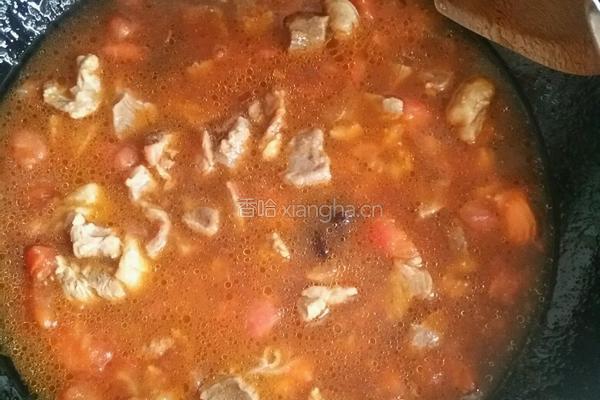 西红柿土豆炖牛肉的做法图解6