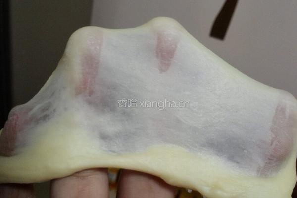 杏仁肉松小土司的做法图解2