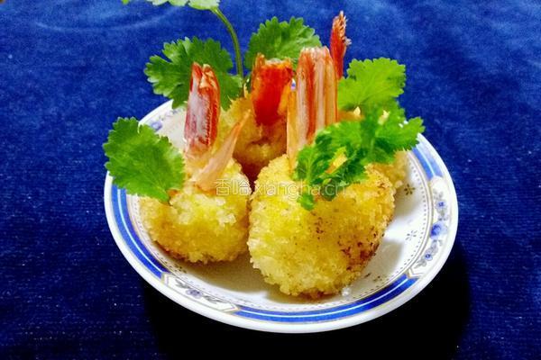 黄油芝心虾球的做法图解18