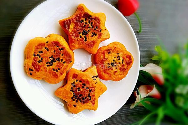 红薯豆沙馅饼的做法图解13