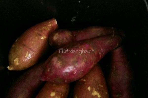 红薯豆沙馅饼的做法图解2