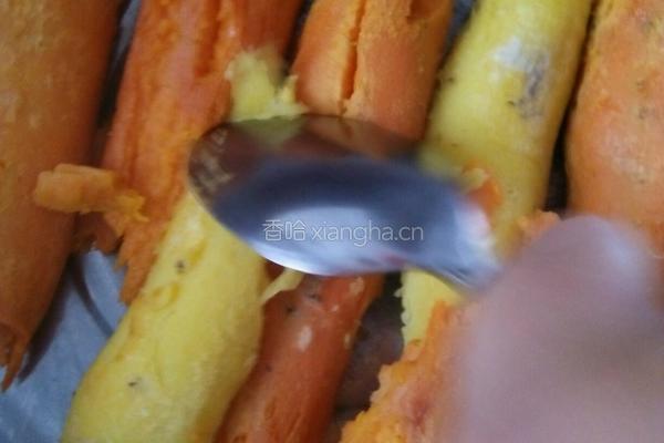 红薯豆沙馅饼的做法图解3
