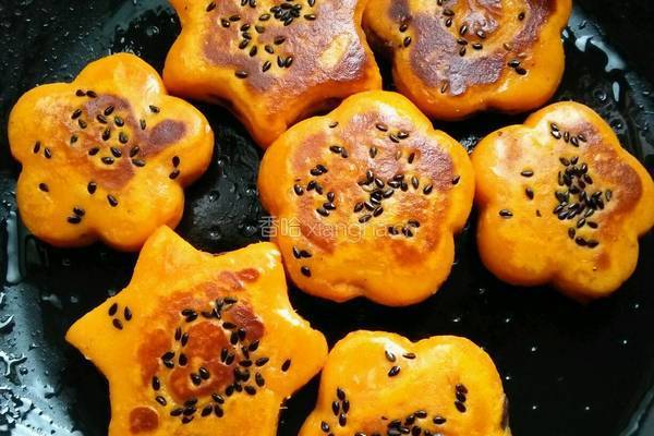 红薯豆沙馅饼的做法图解12