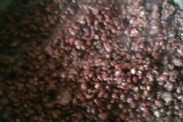 自制小红豆泥（馅）的做法图解4